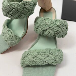 Dolce Vita Mint Green Braided Strap Pally Sandal
